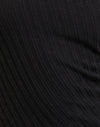 Maglia diagonale velata nera