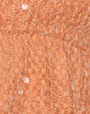 Maglia con paillettes arancione
