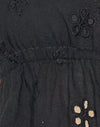  Broderie a fiori nero