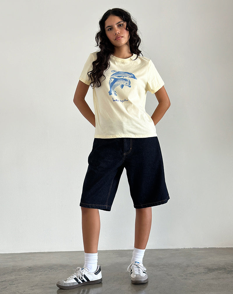 Immagine di Saki Tee in Buttermilk con slogan Better Together