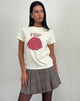 Immagine di Saki Tee in latticello con stampa Party Time