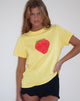 Immagine di Saki Tee in Lemonade Oversize Strawberry