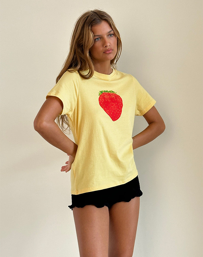 Immagine di Saki Tee in Lemonade Oversize Strawberry