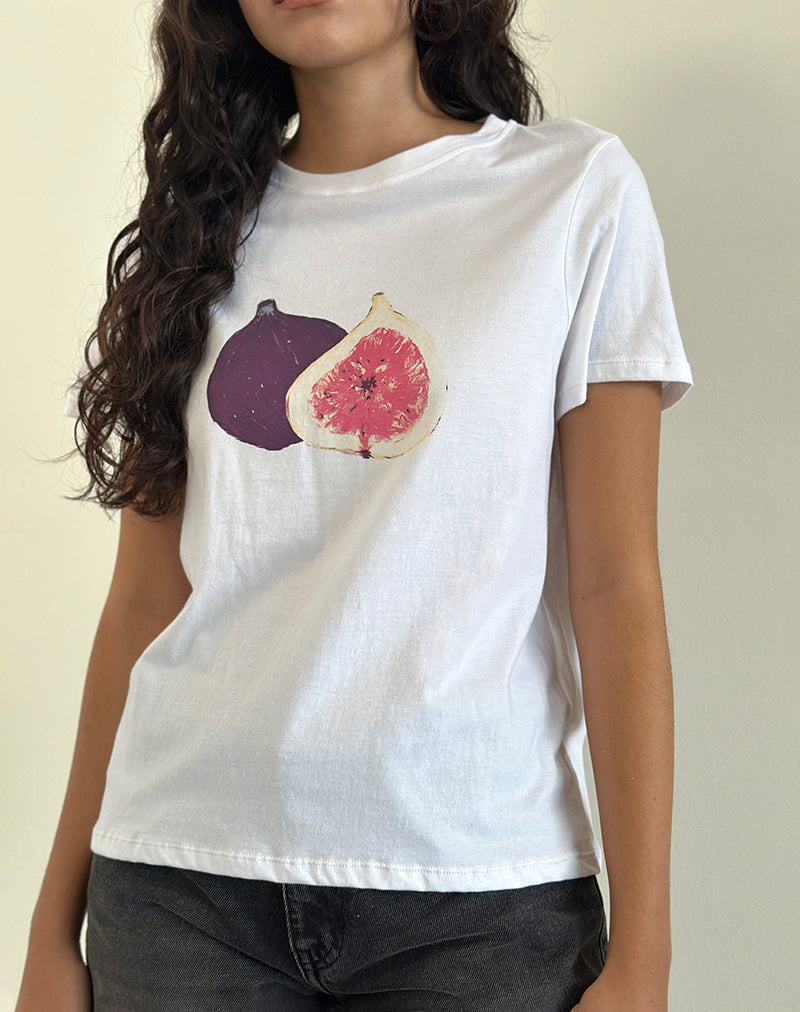 Immagine di Saki Tee in White Fig