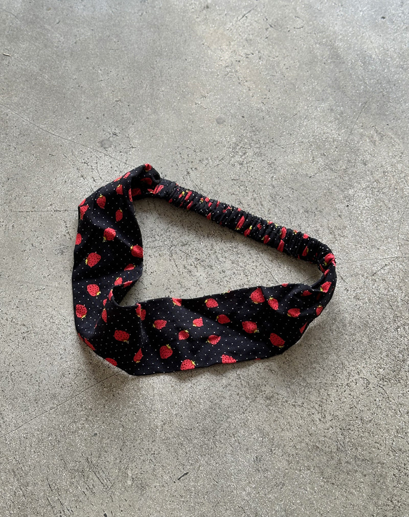 Immagine di Sala Headband in Strawberry Polka Nero