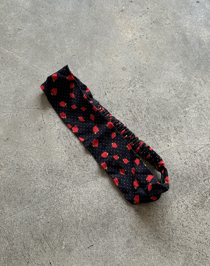 Immagine di Sala Headband in Strawberry Polka Nero