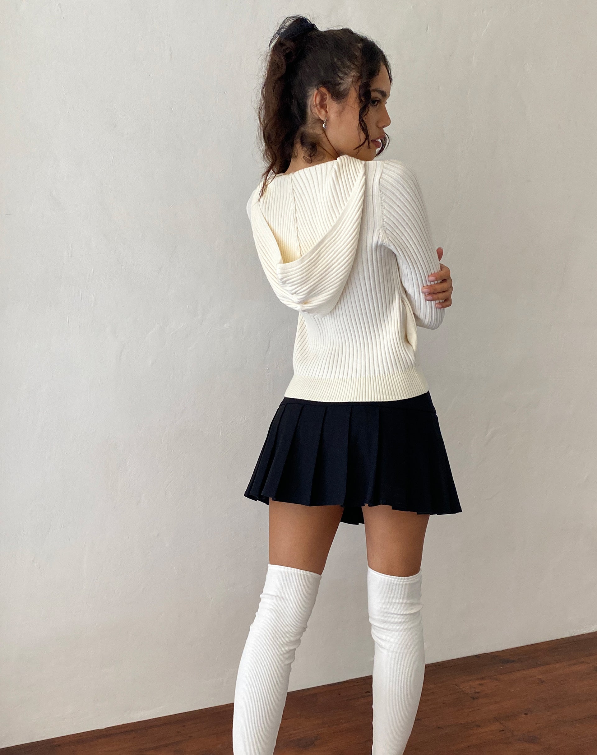 Immagine di Salinas Zip Up Felpa con cappuccio in Avorio