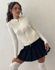 Immagine di Salinas Zip Up Felpa con cappuccio in Avorio