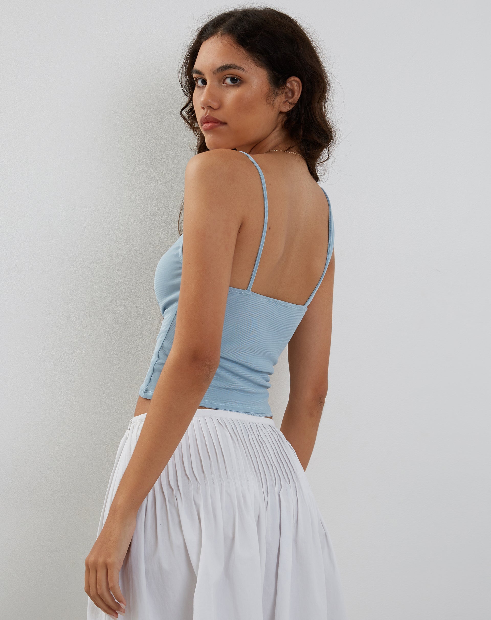 Immagine di Sambu Gilet a rete in blu pastello