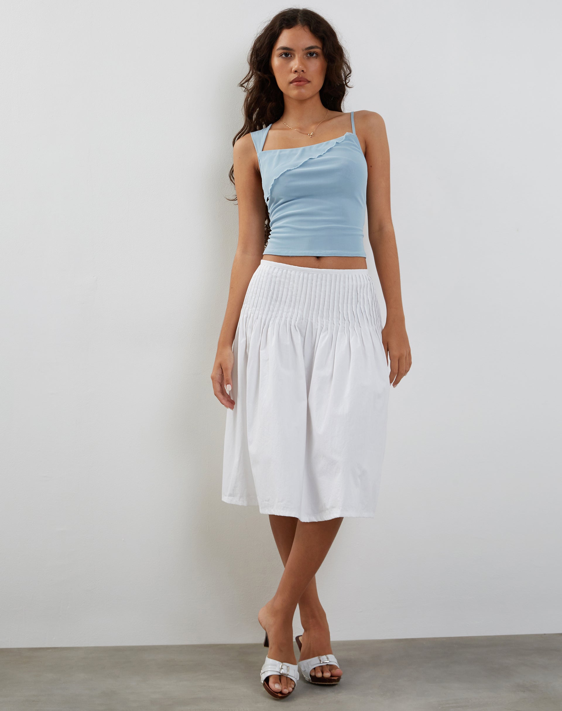 Immagine di Sambu Gilet a rete in blu pastello