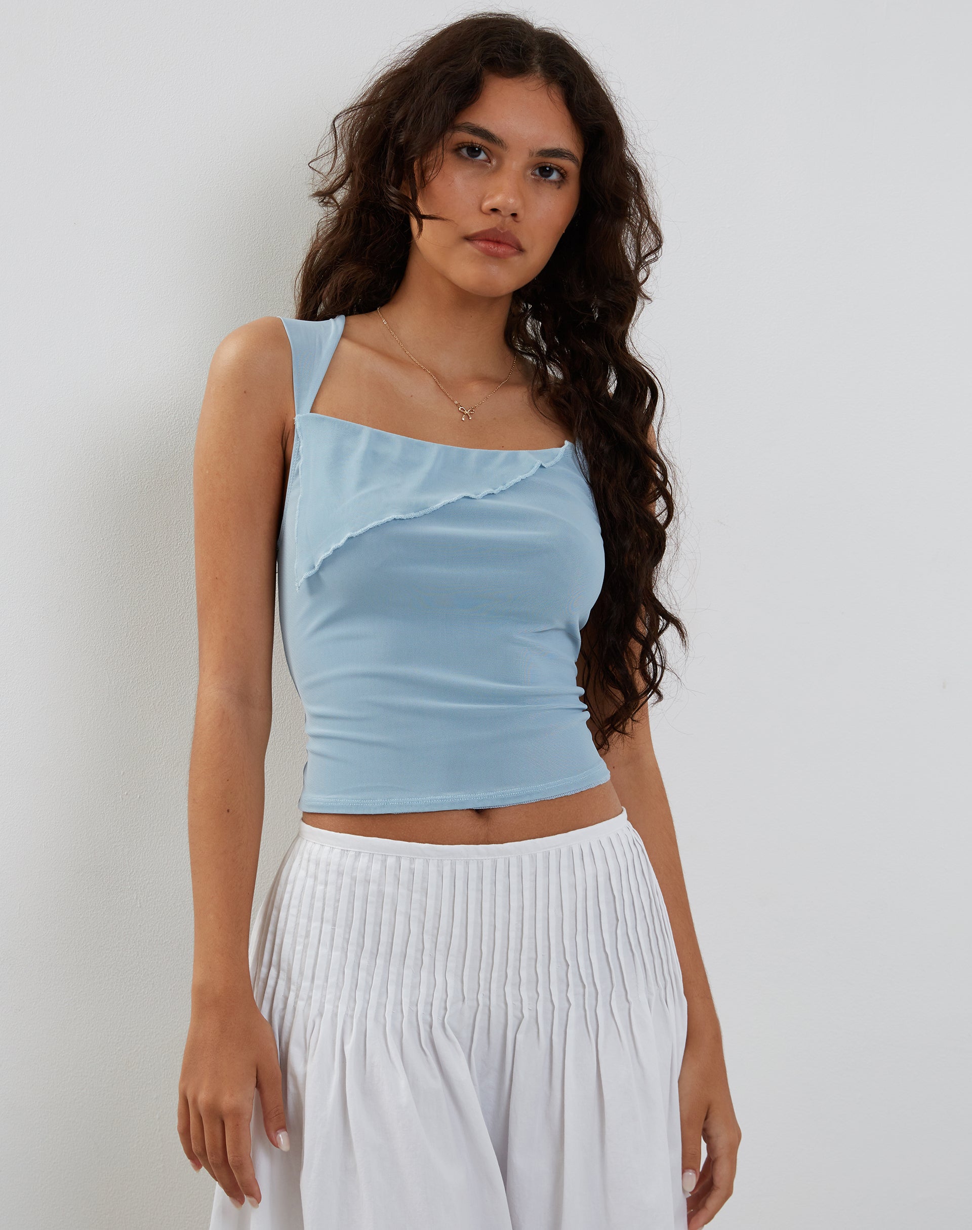Immagine di Sambu Gilet a rete in blu pastello