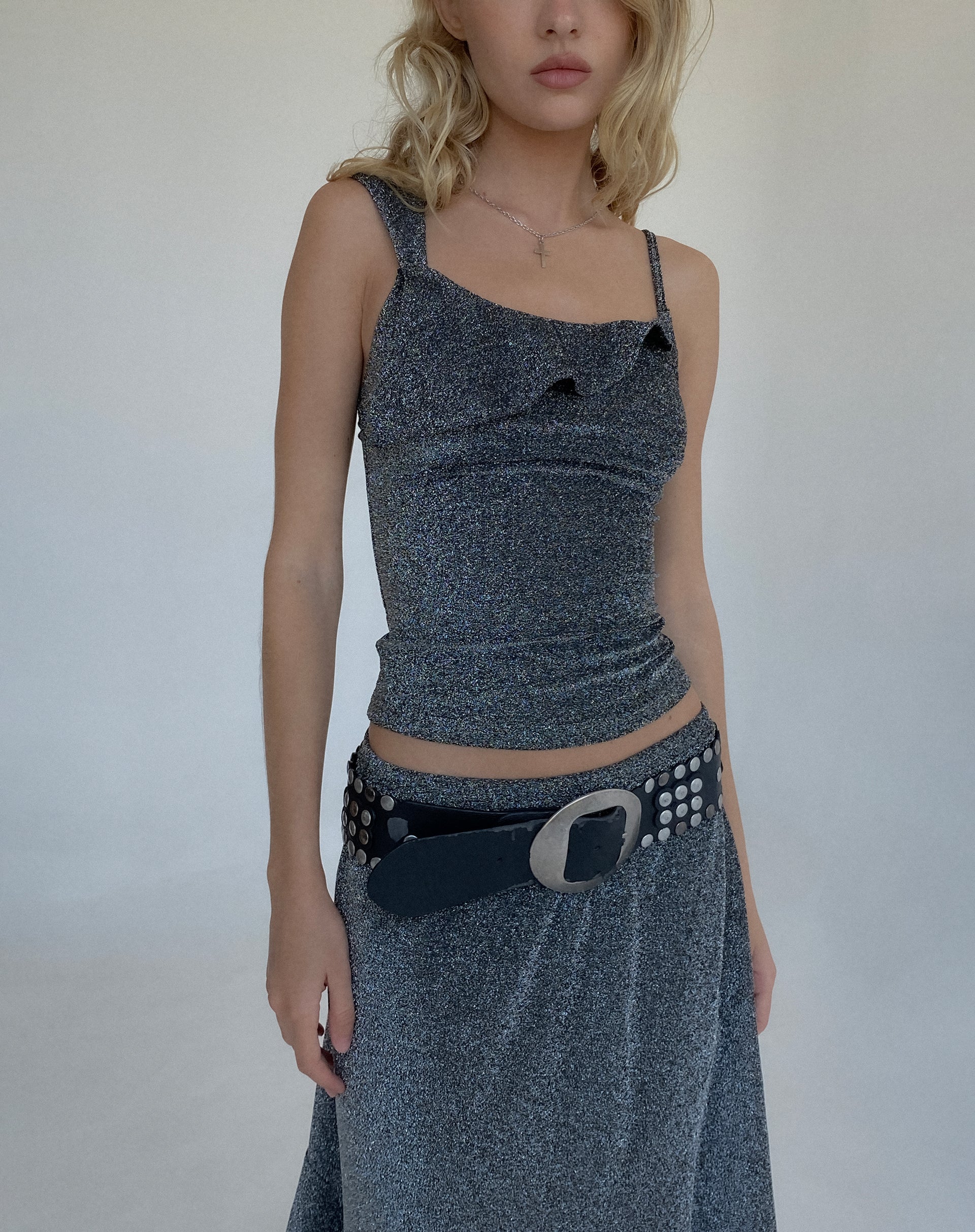 Immagine di Sambu Cami Top in Nero Shimmer