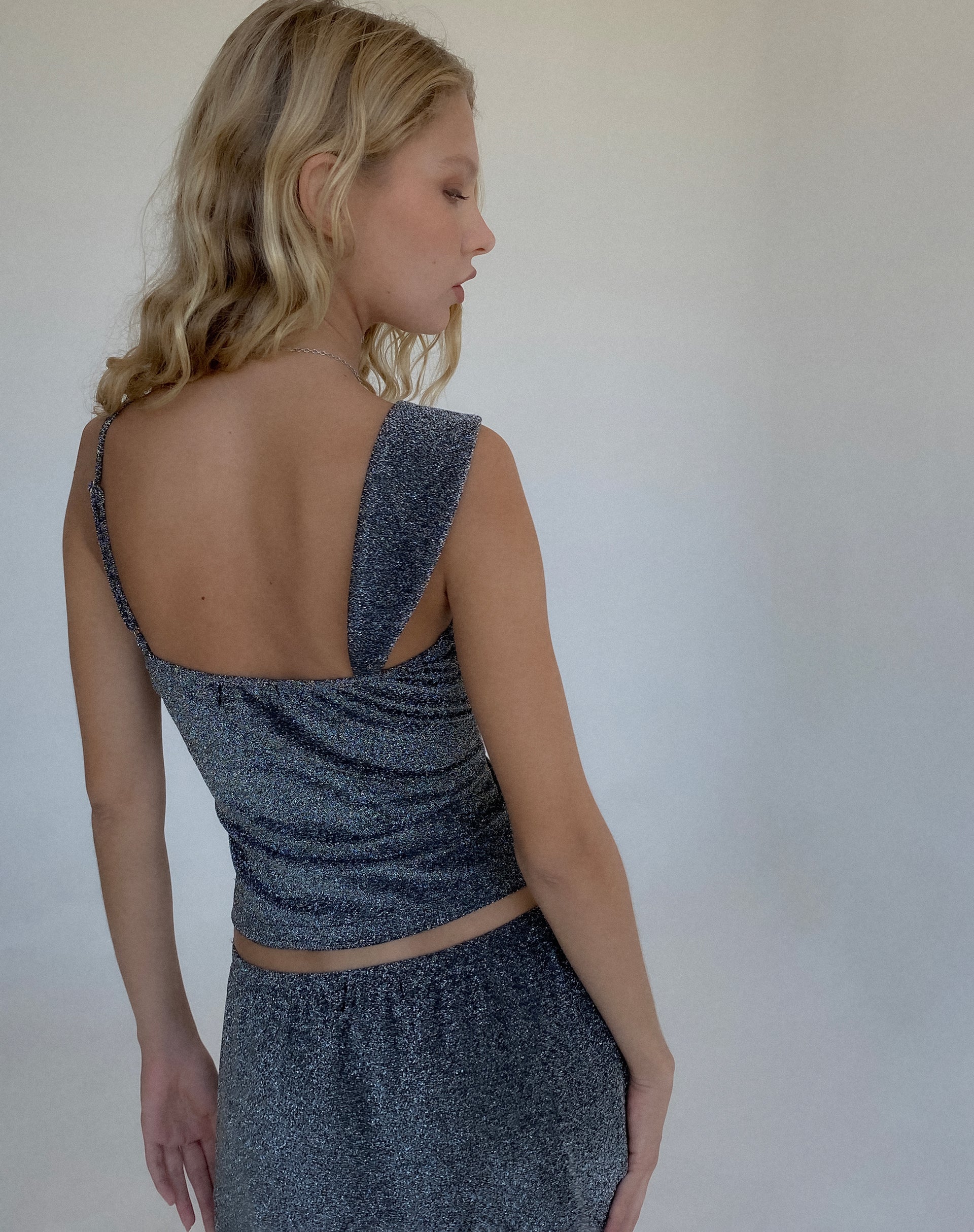 Immagine di Sambu Cami Top in Nero Shimmer