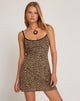 Immagine di Samiya Mini Dress Strappy in Mini Cheetah