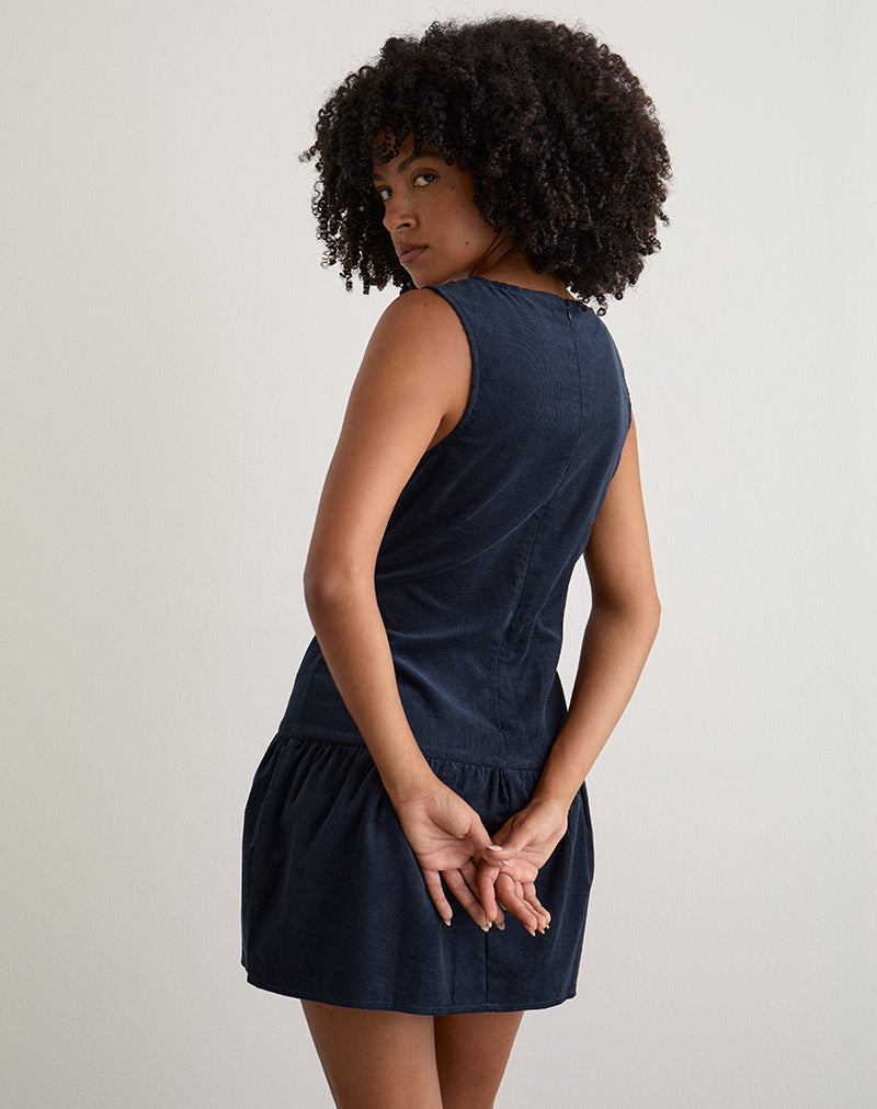 Immagine di Sarabi Mini Dress in Cord Cord Navy