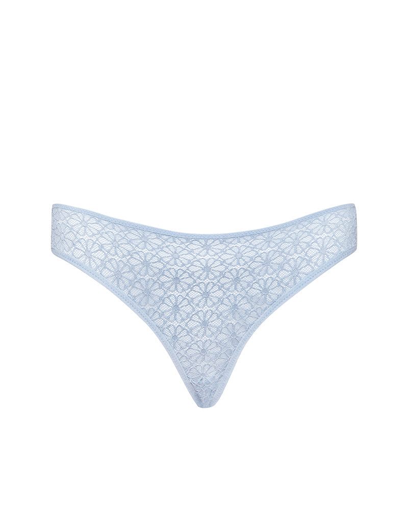 Immagine di Sarpa Knicker in pizzo floreale blu