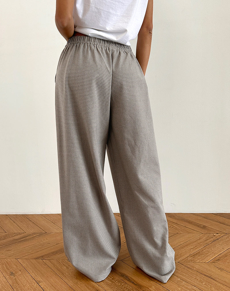 Immagine di Sasari Pantalone oversize in grigio check