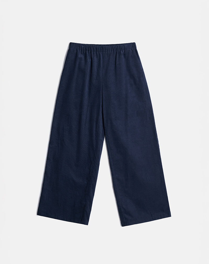 Immagine di Sasiya - Pantaloni con cintura in vita in cordoncino - Navy