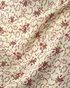 catena di fiori crema