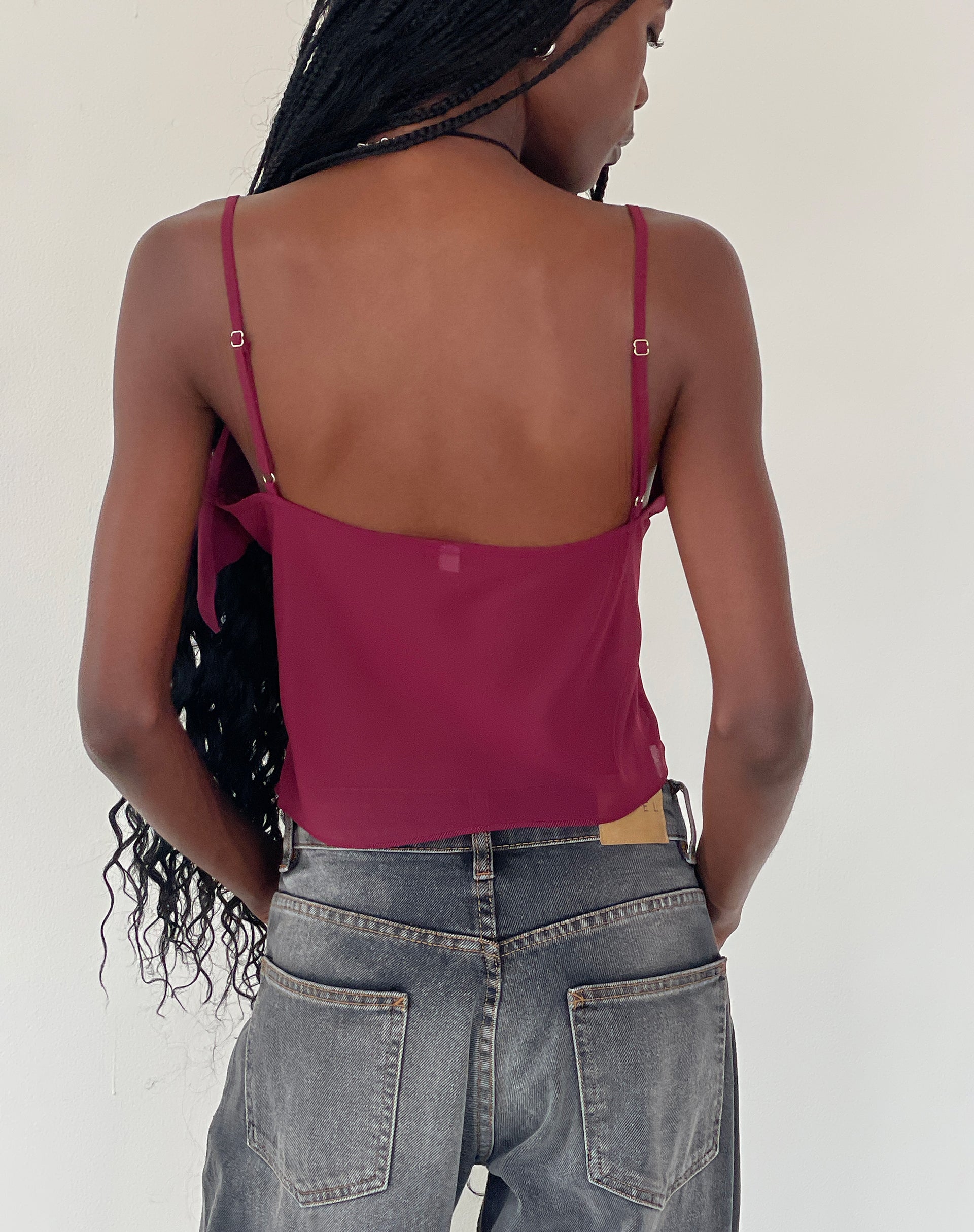 Immagine di Satisha Top in chiffon Plum