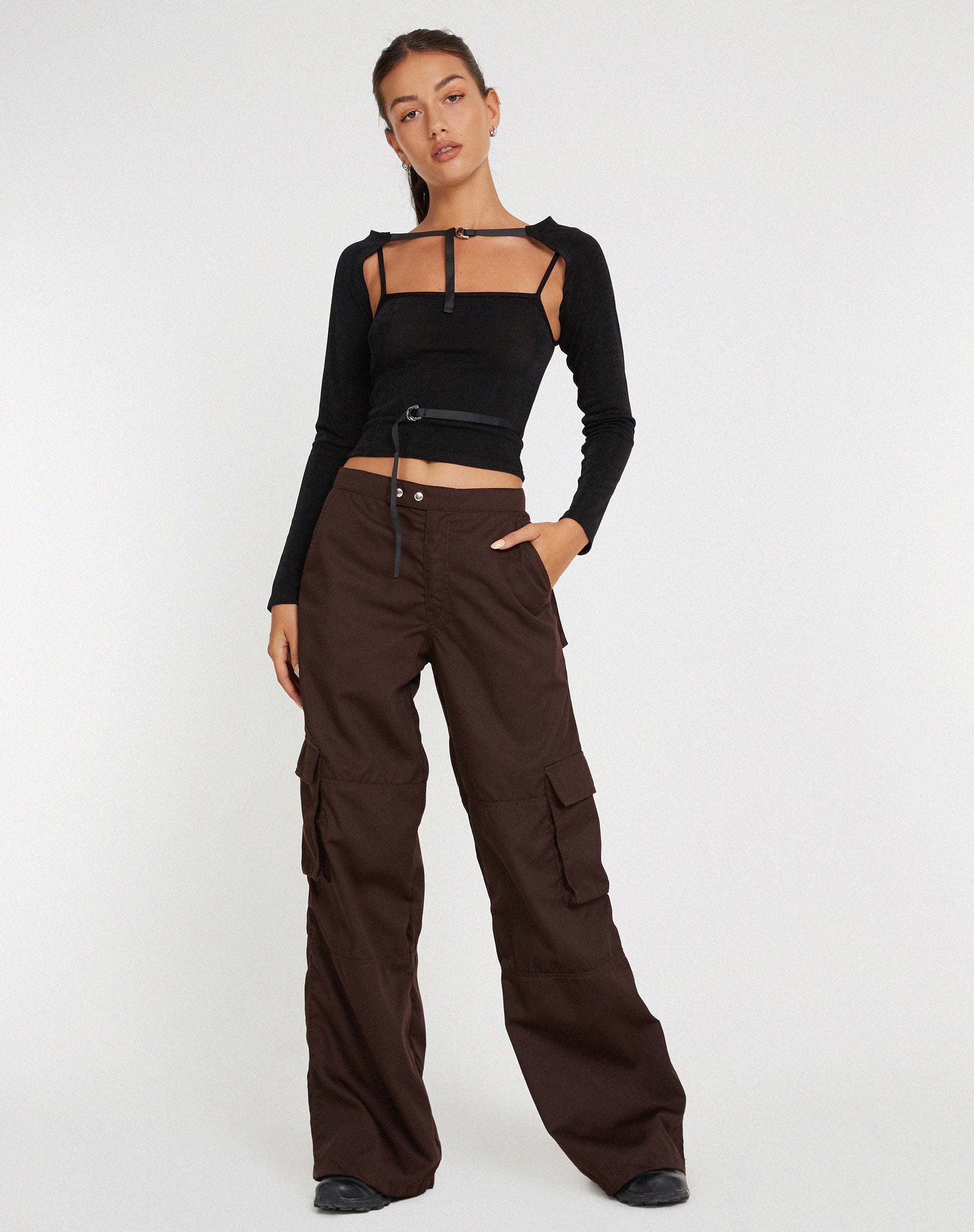 Immagine di Saul Cargo Trouser in marrone scuro