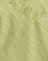 Chiffon a righe verde
