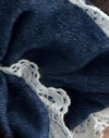 Denim Chambray con pizzo