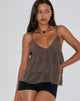 Immagine di Selvina Frill Cami Top in Olive