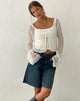 Immagine di Septa Cropped Knit Cardigan in avorio