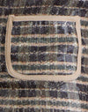 Paillettes Vintage Check Marrone