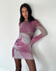 Immagine di Sevila Mini Dress in Anatomia della Natura Rosa
