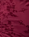 Fiore botanico floccato marrone