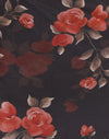 Rosa nera acquerellata