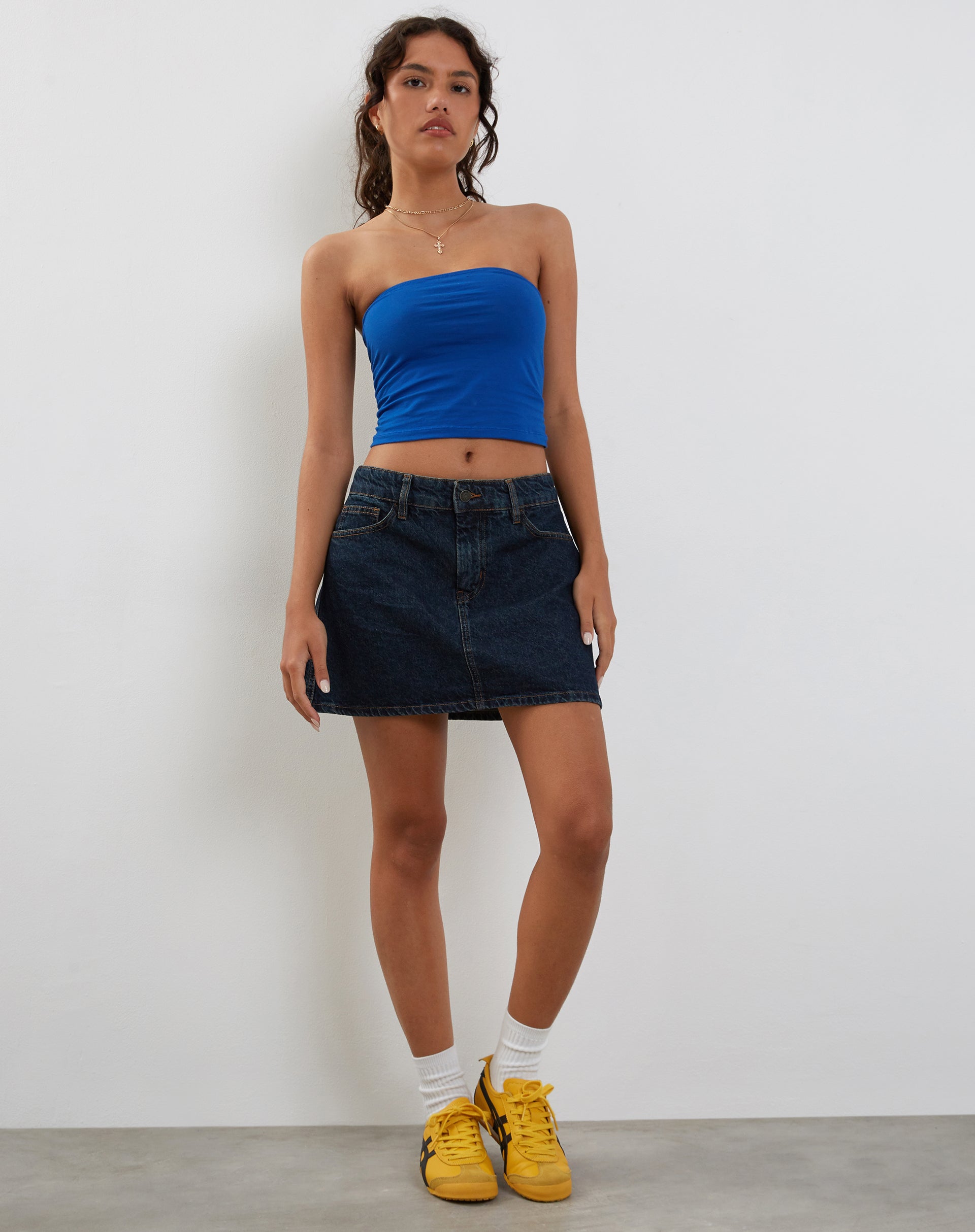 immagine di Shae Bandeau Top in Cobalto