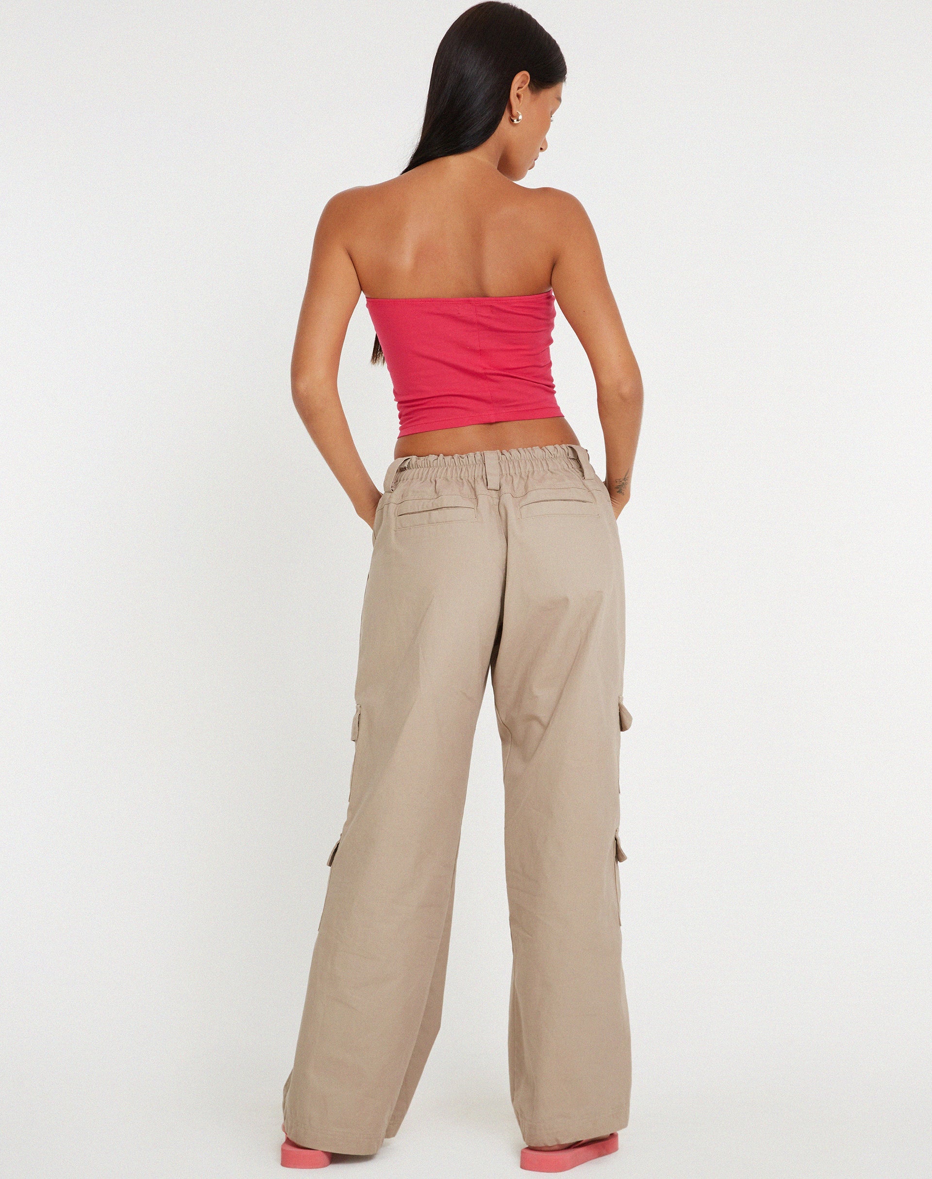 immagine di Shae Bandeau Top in Rosa Fuschia