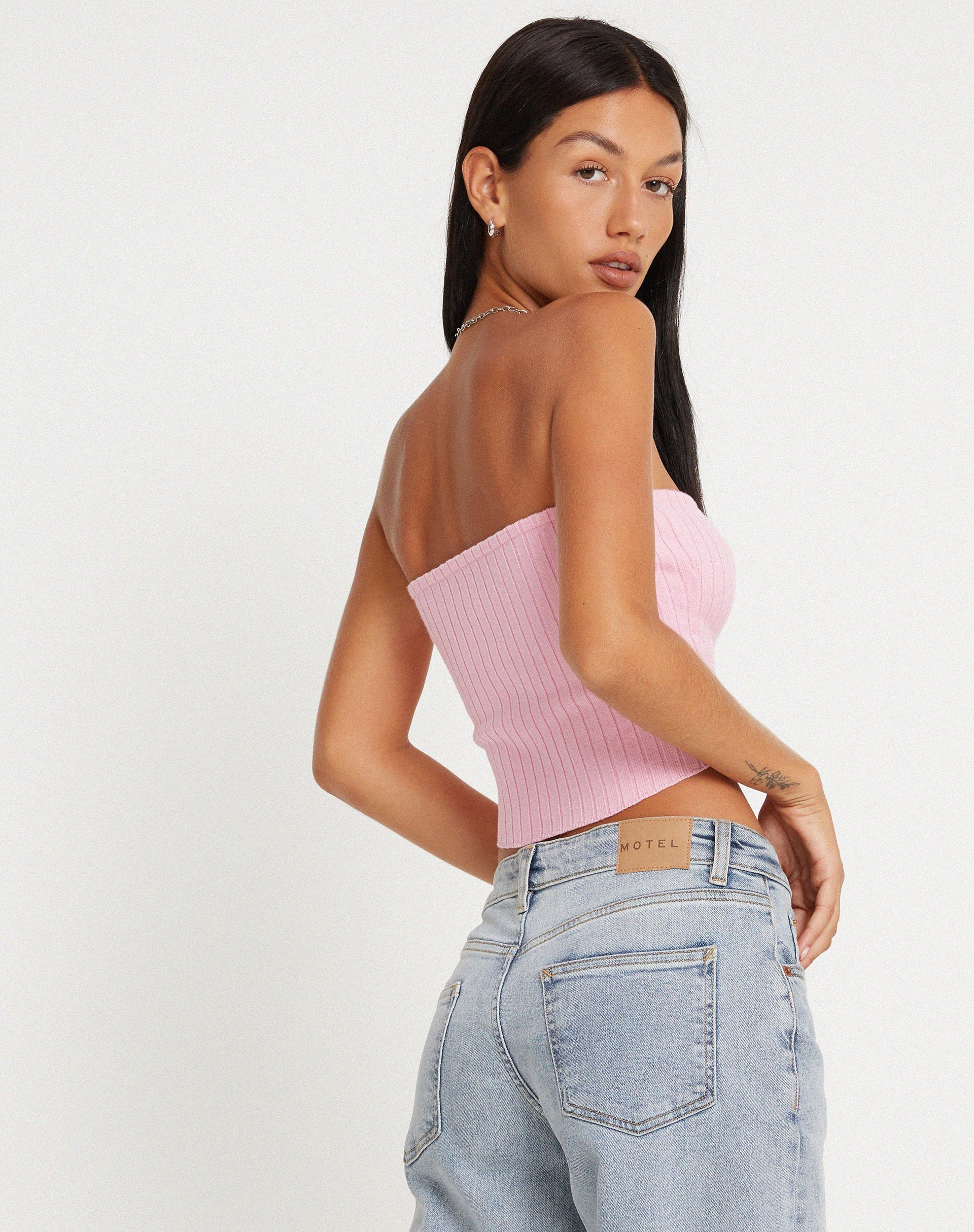 immagine di Top a fascia Shae in rosa