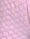 Mini Terry floreale rosa
