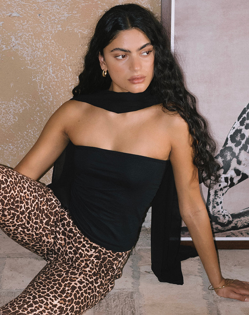 Immagine di Shaelo, top a fascia nero