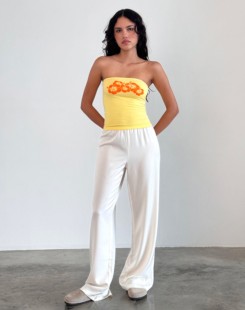 Immagine di Shaelo Bandeau Top in Lemonade Orange Hisbiscus