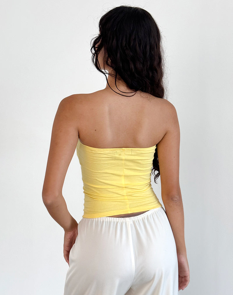 Immagine di Shaelo Bandeau Top in Lemonade Orange Hisbiscus