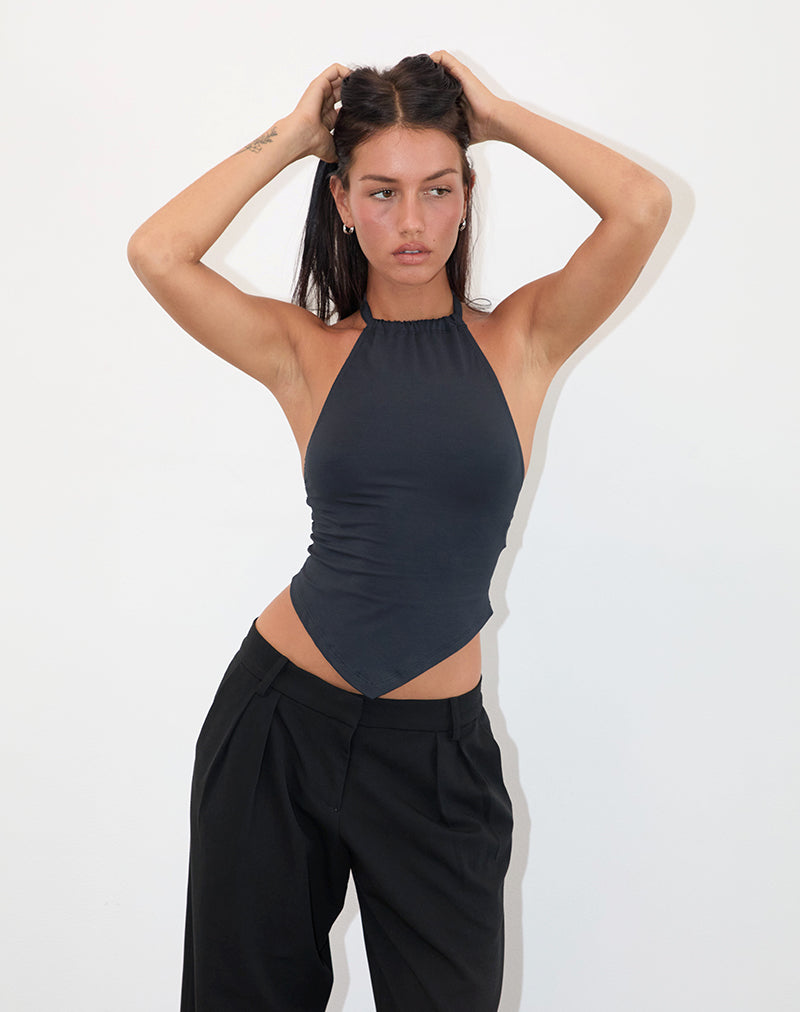Immagine di Shalas Halter Top in Jersey Ocean Storm