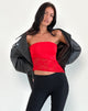 Immagine di Shanda Lace Tube Top in rosso