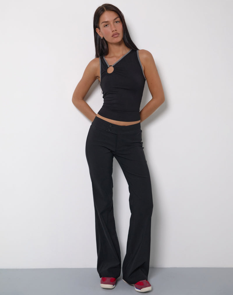 Immagine di Sharena O Ring Vest Top in nero