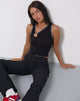 Immagine di Sharena O Ring Vest Top in nero