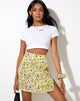 Immagine di Sheny Mini Gonna in giallo Sunflower Pop