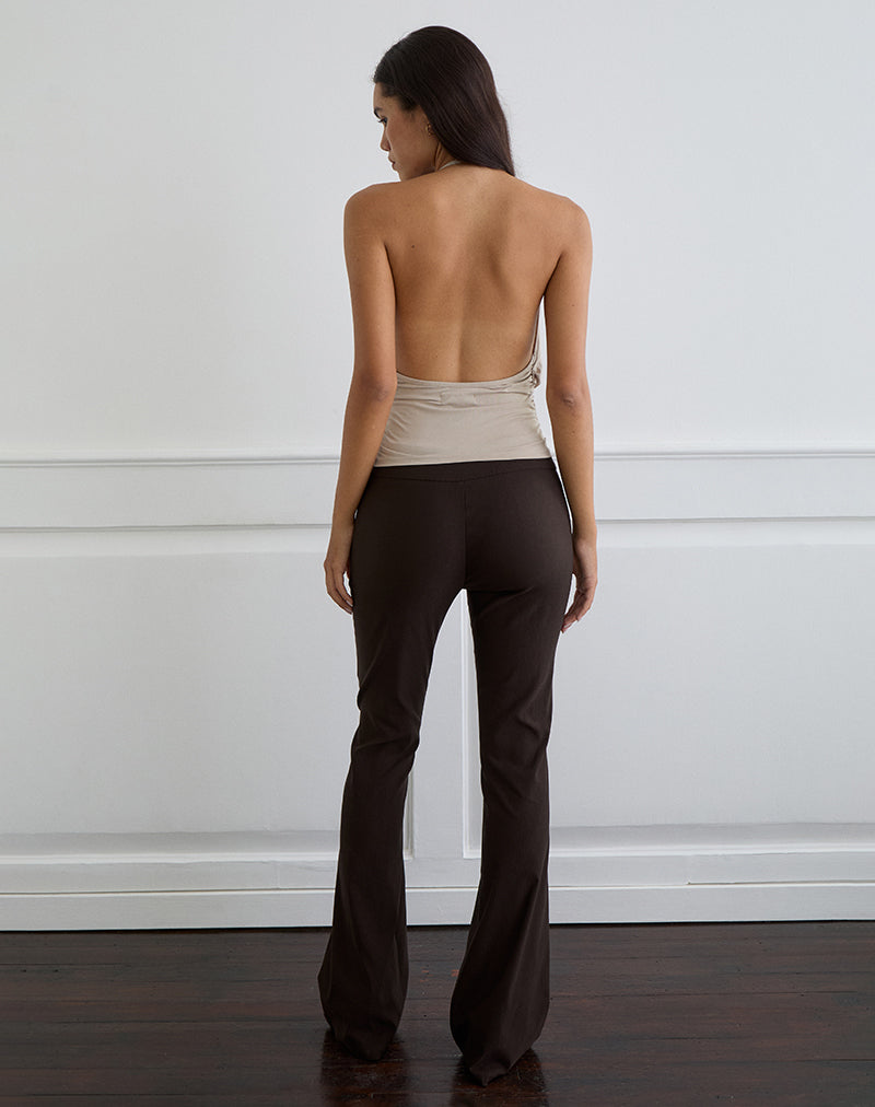 Immagine di Sherlyn Halter Top in Cupro Oatmilk