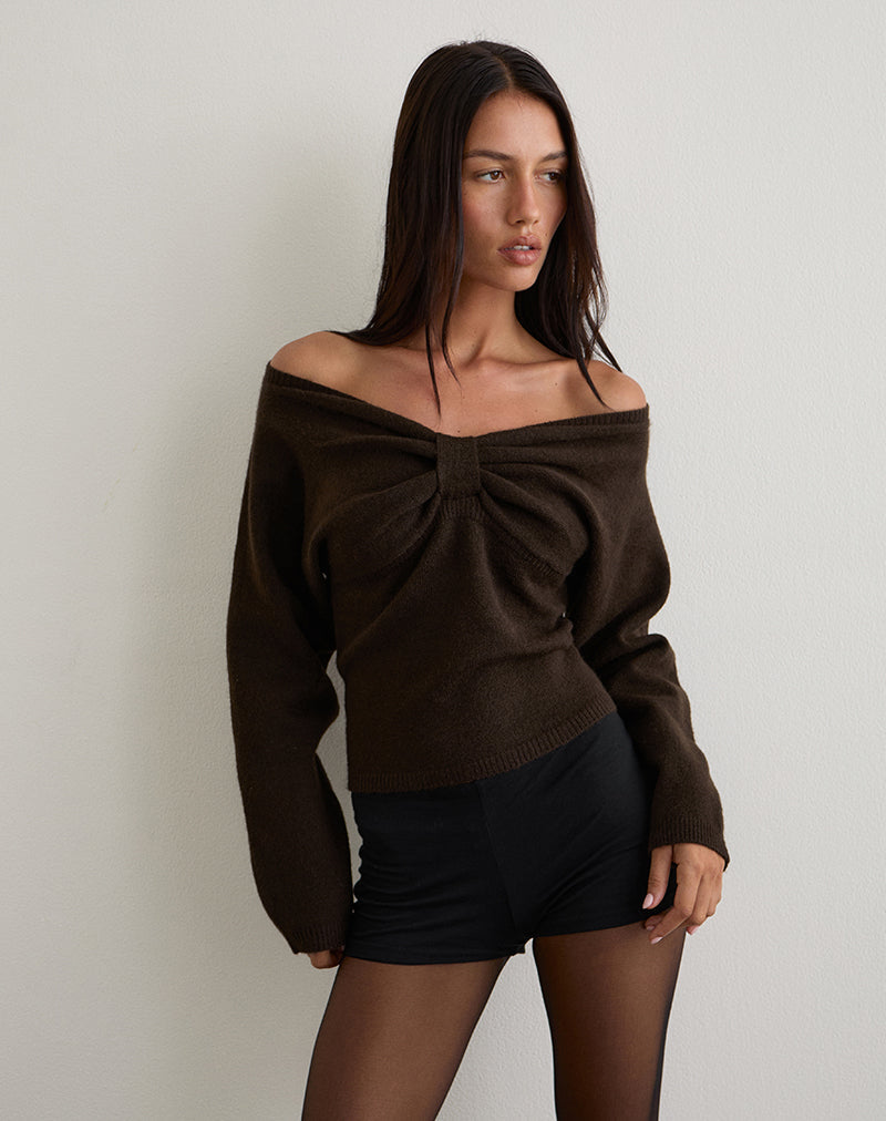 Immagine di Sikuna Bow Jumper in marrone