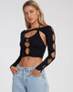 immagine di Silas Crop Top nero