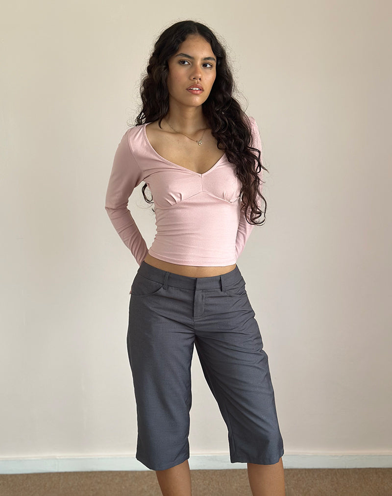 Immagine di Sisil Top a maniche lunghe in rosa Lady