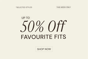 FINO AL 50% DI SCONTO SUI CAPI PREFERITI